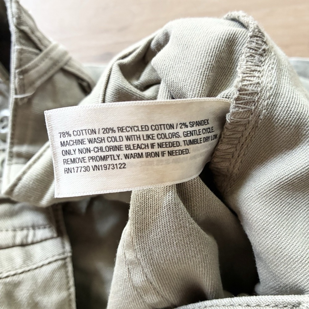Universal Thread Target Mid Rise Utility Cargo Pants Olive Green Womens 4 - Picture 6 of 6